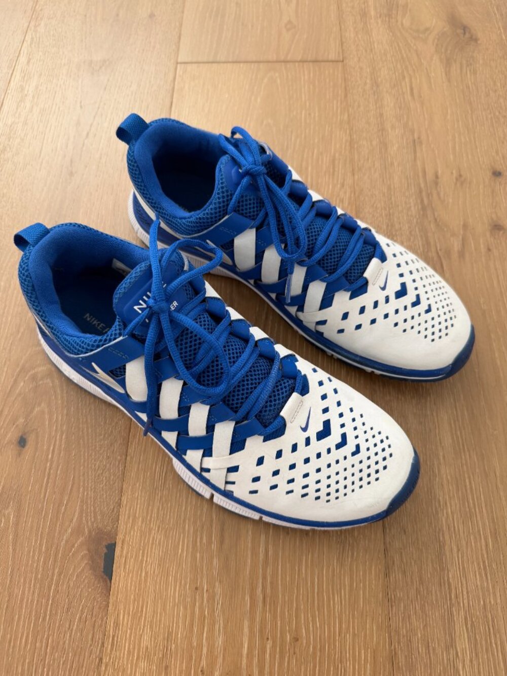 Nike Shoes Men 12 Free Trainer 5.0 TB Game Royal Blue White 579811-402 Sneakers - Picture 2 of 16